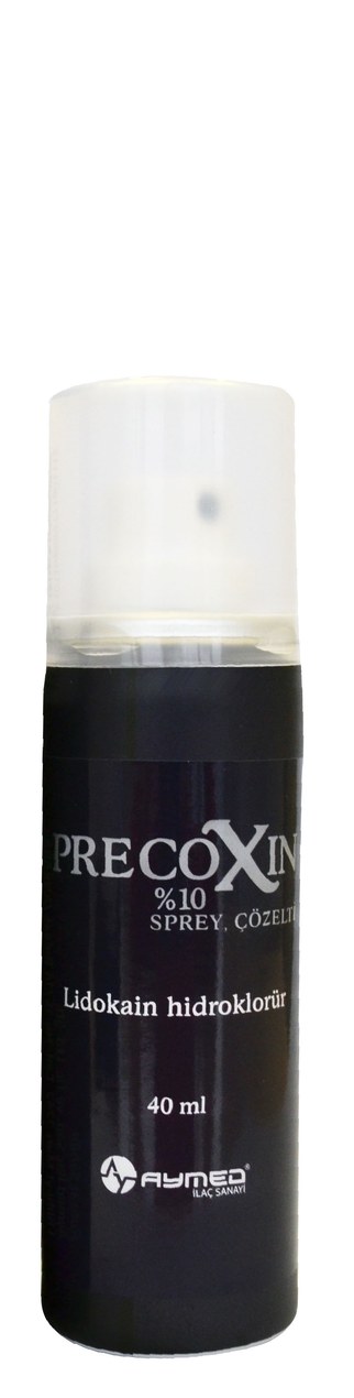 Precoxin 10% topical spray bottle